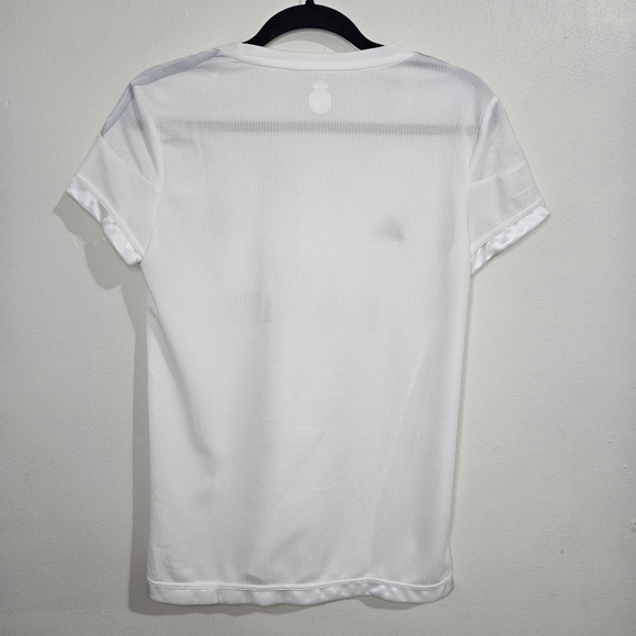 Adidas Real Madrid 2015/16 Home Jersey White Fly Emirates Soccer Futbol TShirt M - Picture 10 of 16
